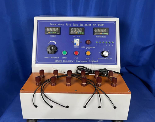 6 stacji IEC 60884-1 Rysunek 44 Wtyki wtykowe Aparat do pomiaru wzrostu temperatury