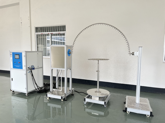 Rura oscylacyjna IEC 60529 IPX3 / IPX4 z systemem sterowania stołem obrotowym i zbiornikiem na wodę