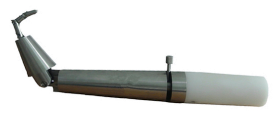 UL 60335-2-24 Rysunek 101.DVA.2 Sonda przegubowa z dłonią w kształcie płaskiej i stożkowej 10,5 - 11,5 roku Wiek